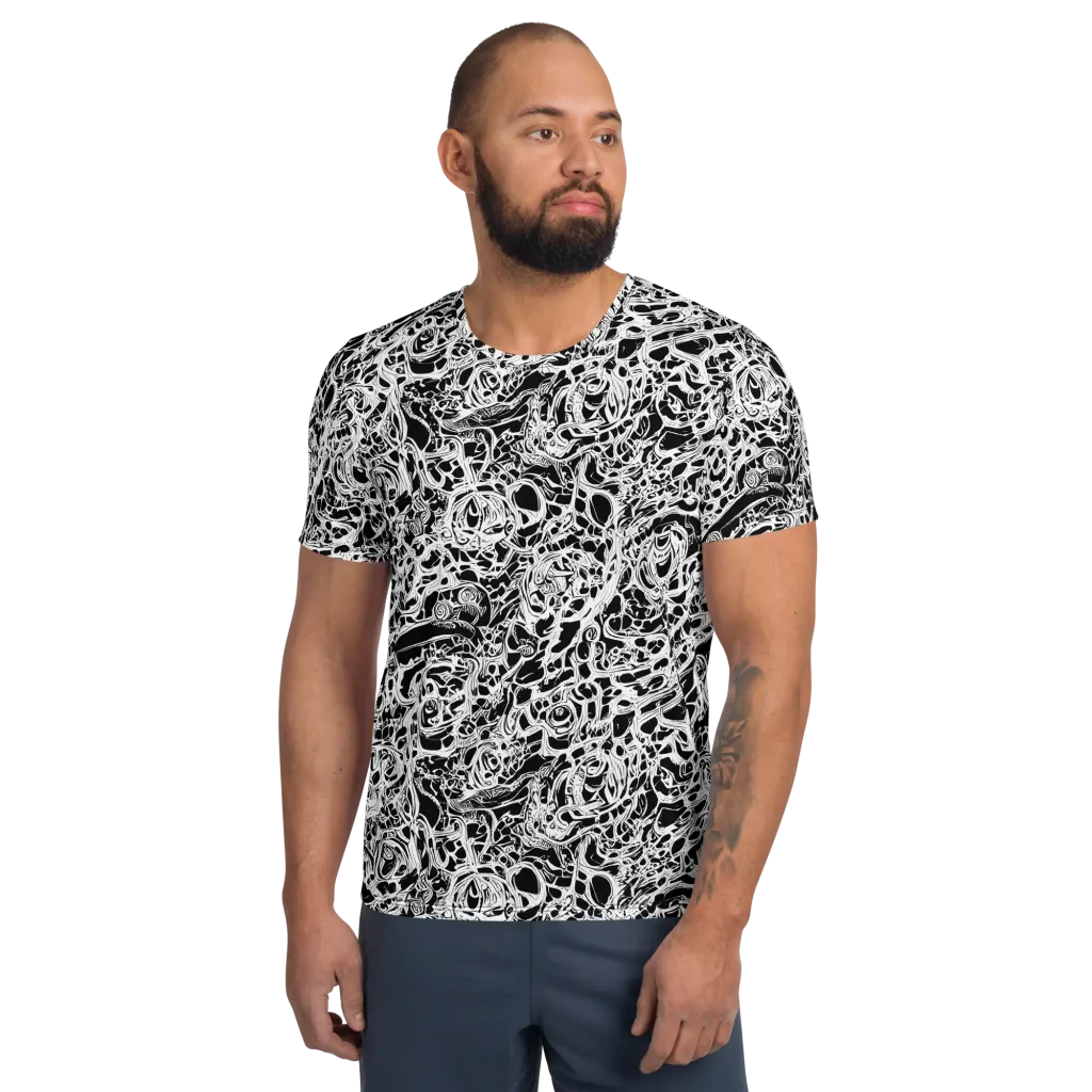 Blackcurrent on Men's Athletic T-Shirt — Front
