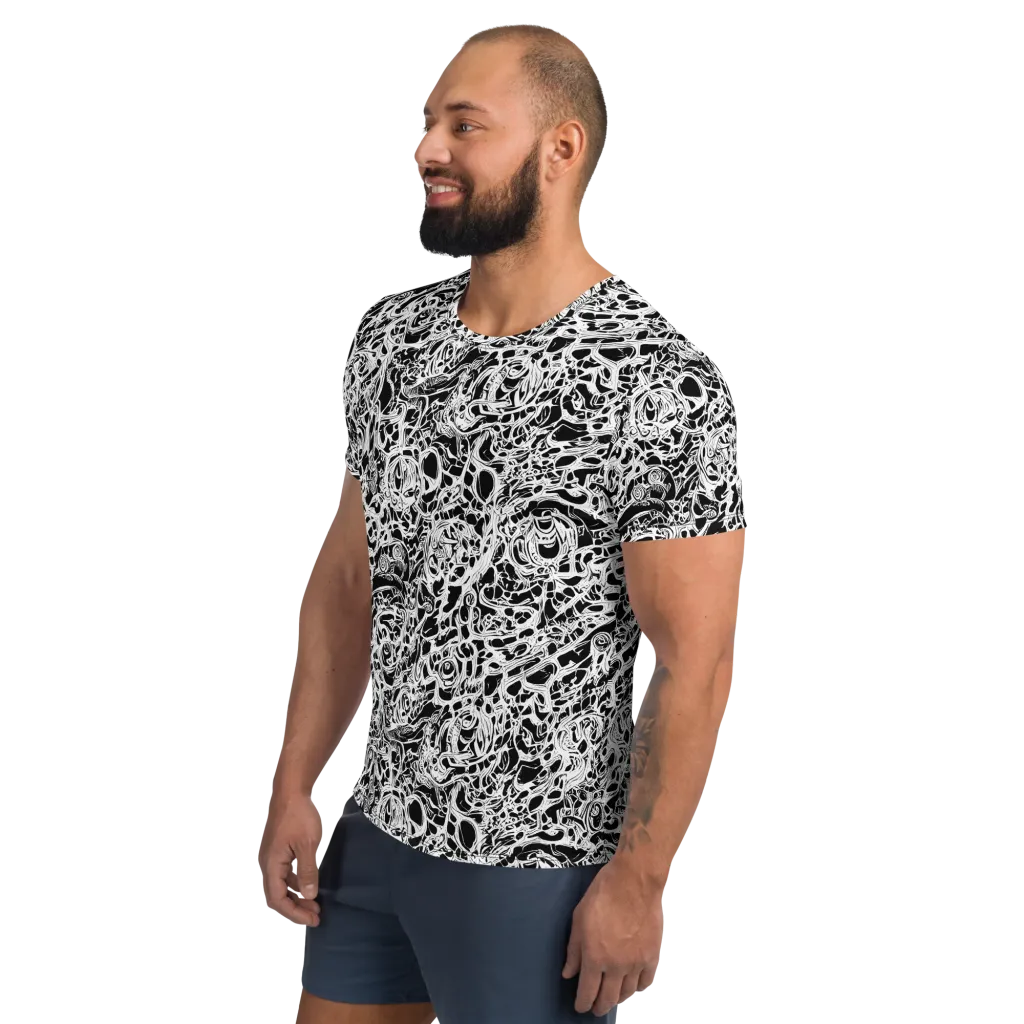 Blackcurrent on Men's Athletic T-Shirt — Left