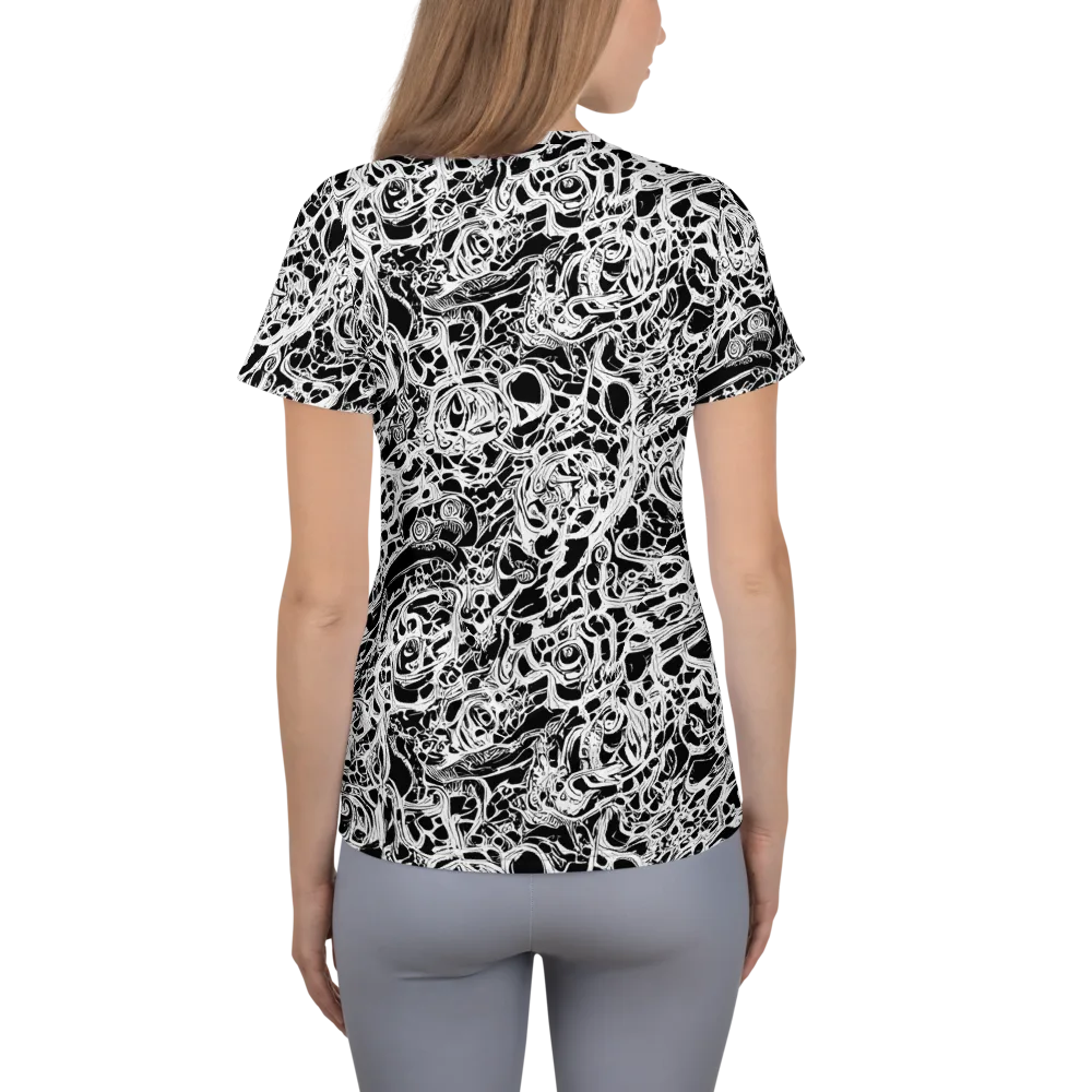 Blackcurrent on Women's Athletic T-Shirt — Back