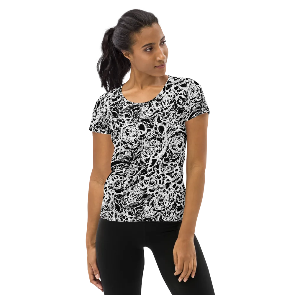 Blackcurrent on Women's Athletic T-Shirt — Front