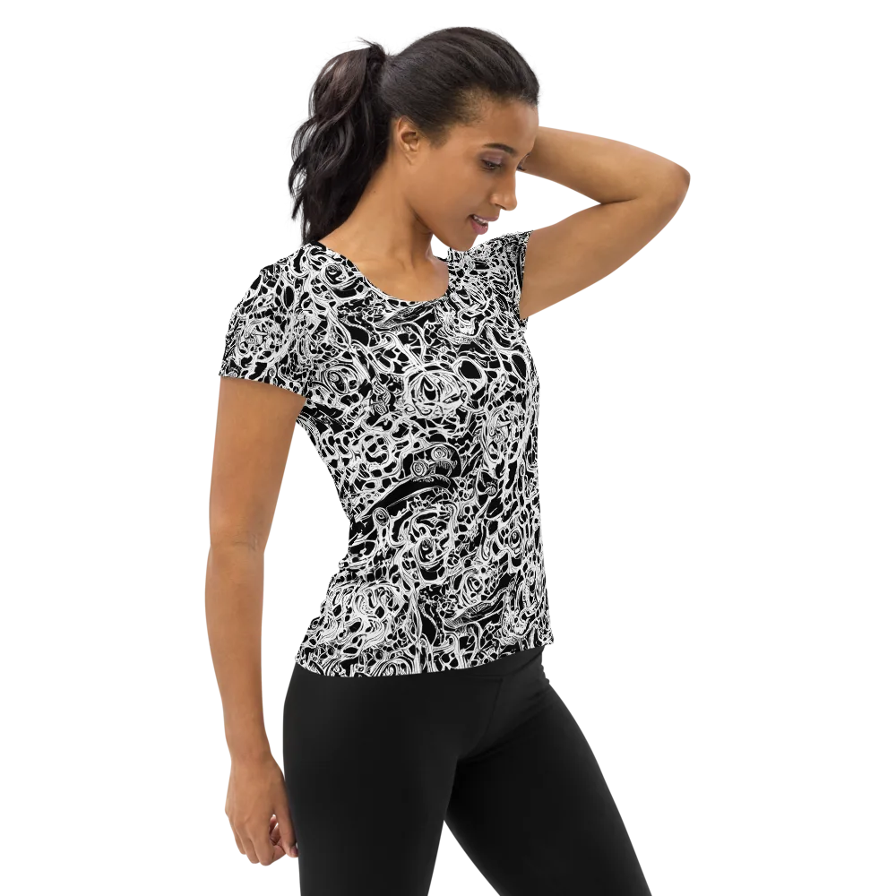 Blackcurrent on Women's Athletic T-Shirt — Right