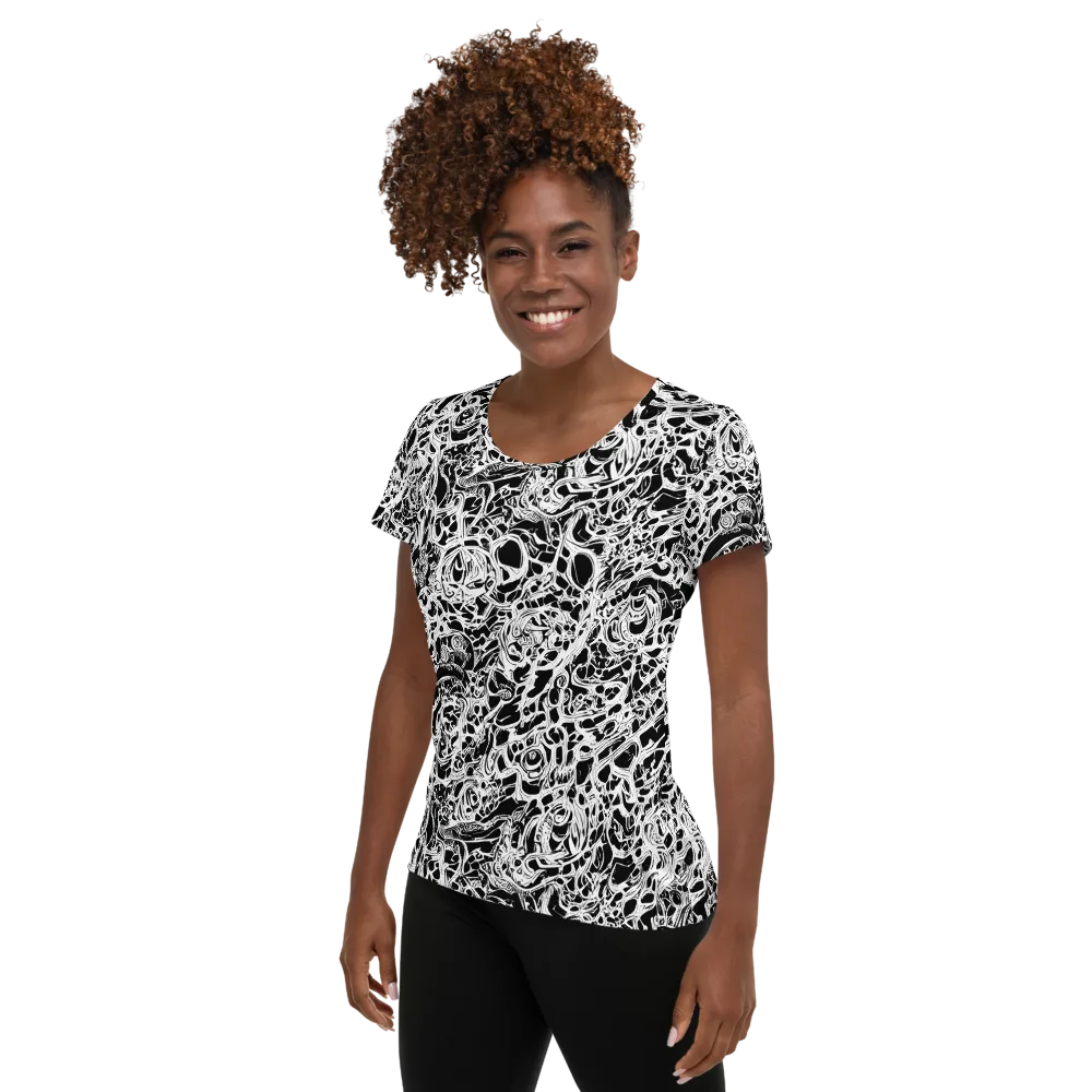 Blackcurrent on Women's Athletic T-Shirt — Left