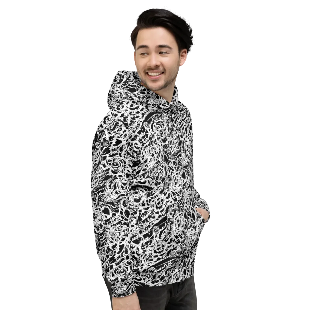 Blackcurrent on Hoodie — Right