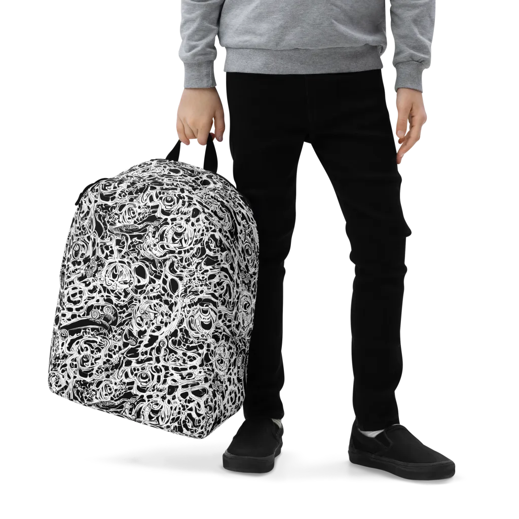 Blackcurrent on Minimalist Backpack — Zoomed-in