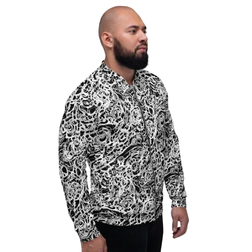 Blackcurrent on a Bomber Jacket