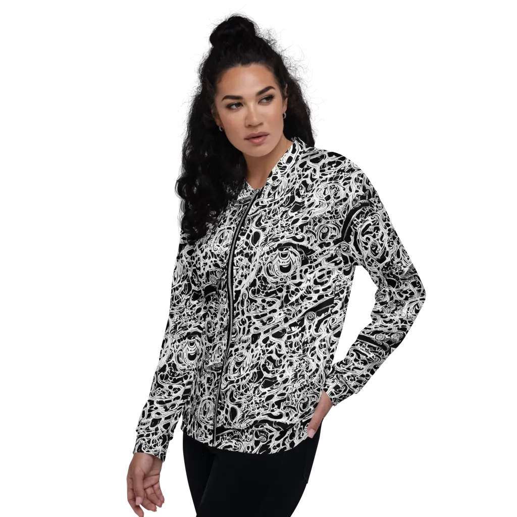 Blackcurrent on Bomber Jacket — Left