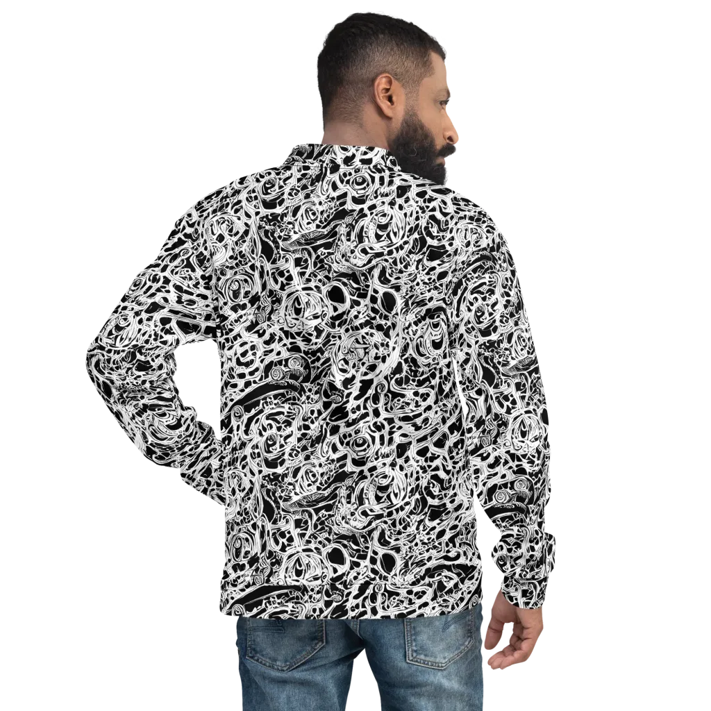 Blackcurrent on Bomber Jacket — Back