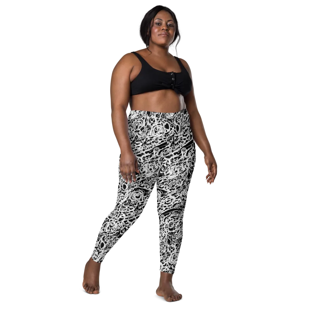 Blackcurrent on Leggings with Pockets — Front