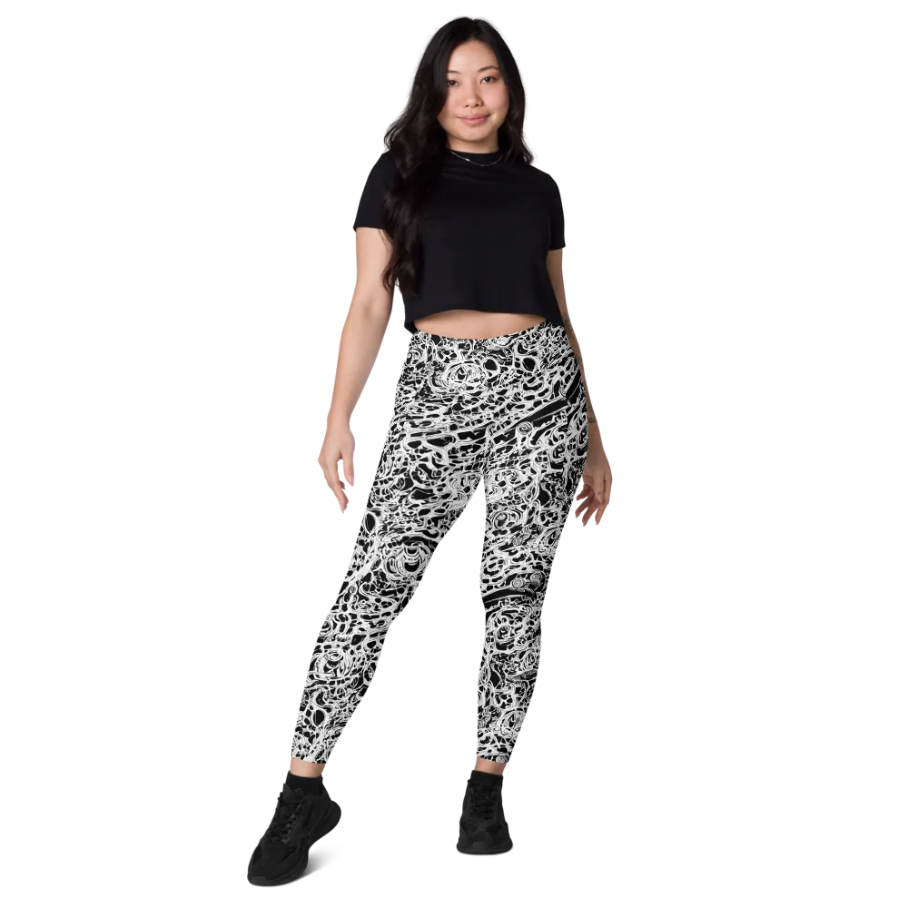 Blackcurrent on Leggings with Pockets — Front