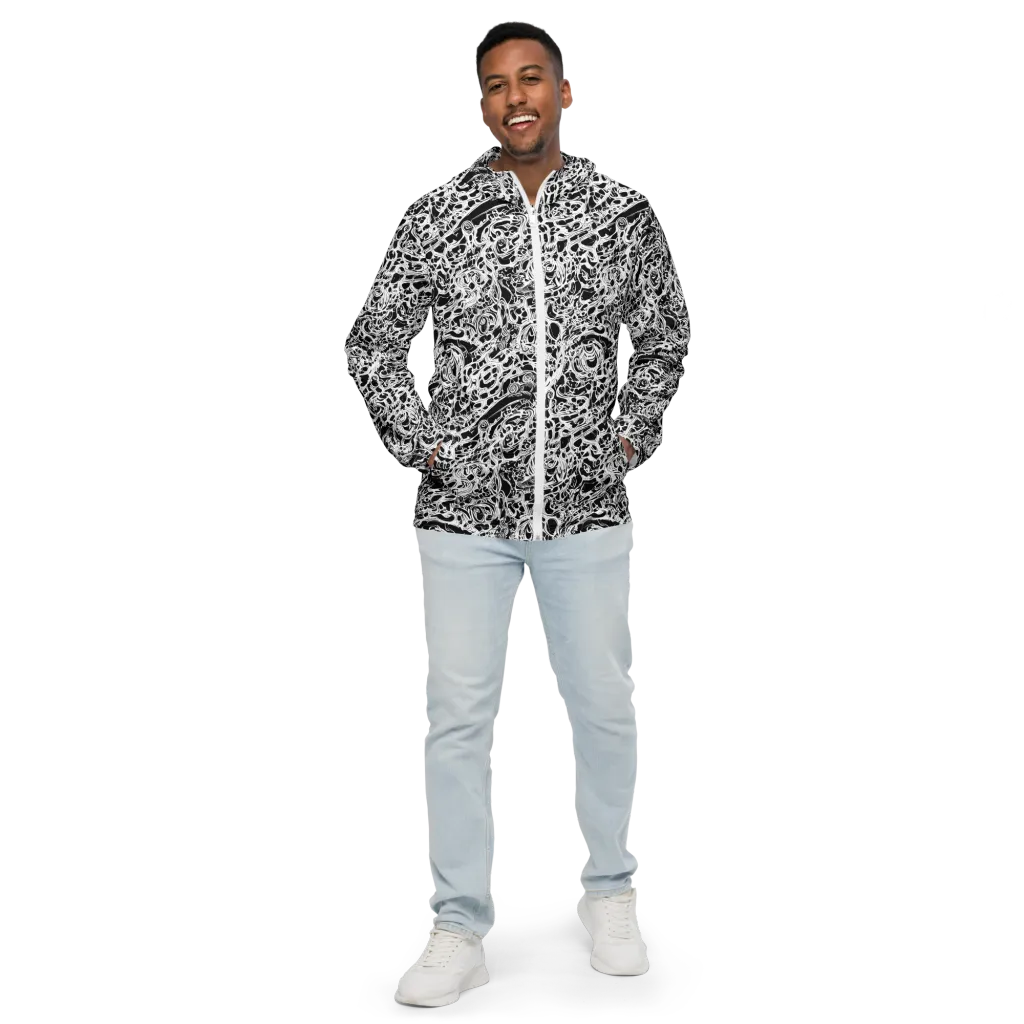 Blackcurrent on Men's Windbreaker — Front