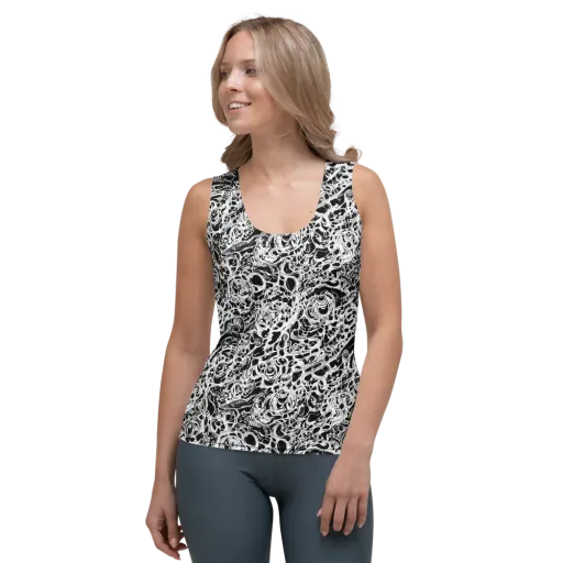 Blackcurrent on a Women's Tank Top