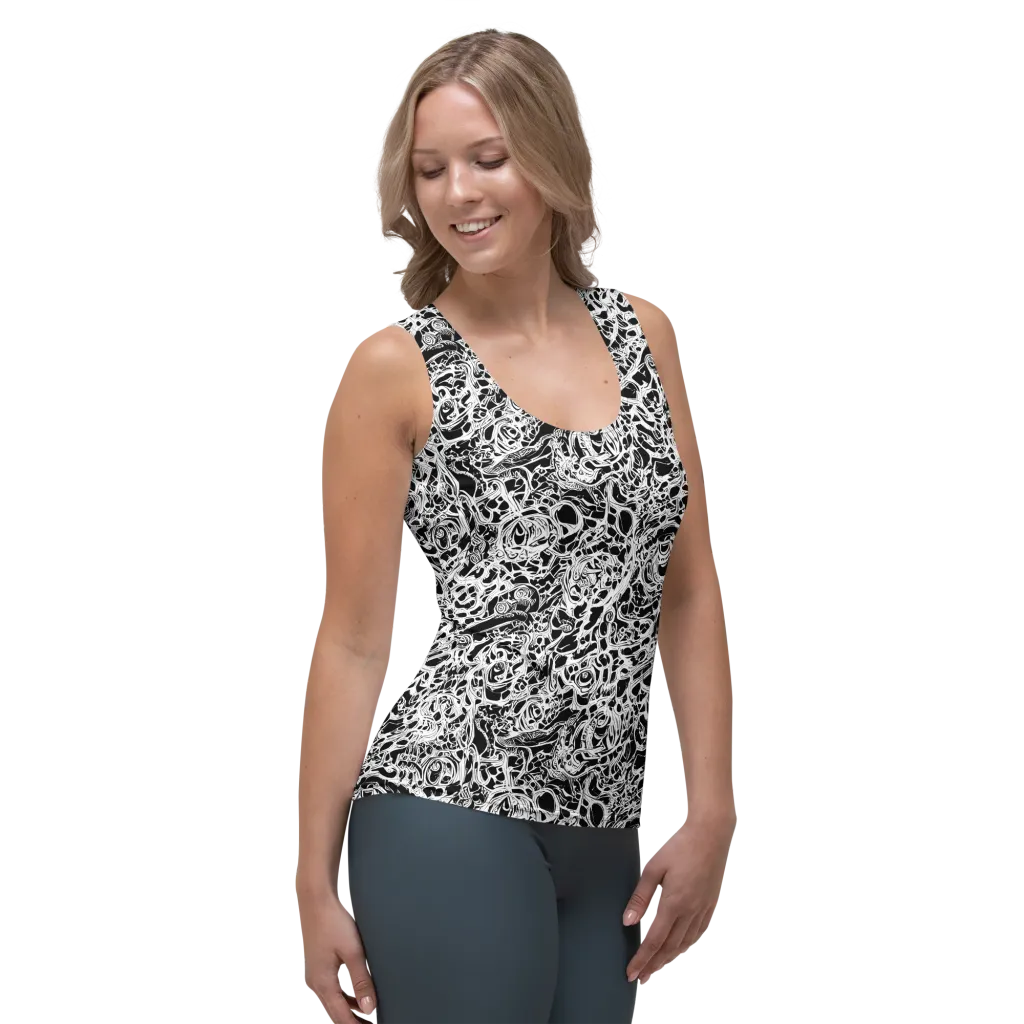 Blackcurrent on Women's Tank Top — Right Front