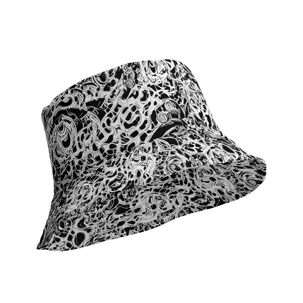 Blackcurrent on Reversible Bucket Hat — Product details Outside