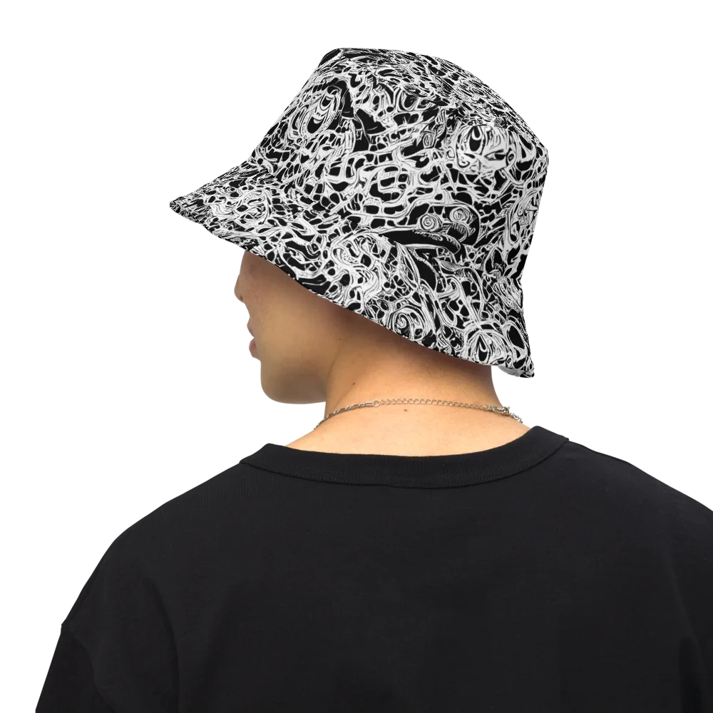 Blackcurrent on Reversible Bucket Hat — Back Inside