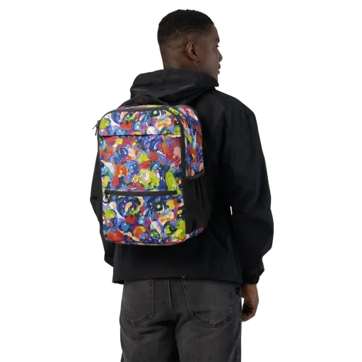 Neon Abstract on a Utility Backpack