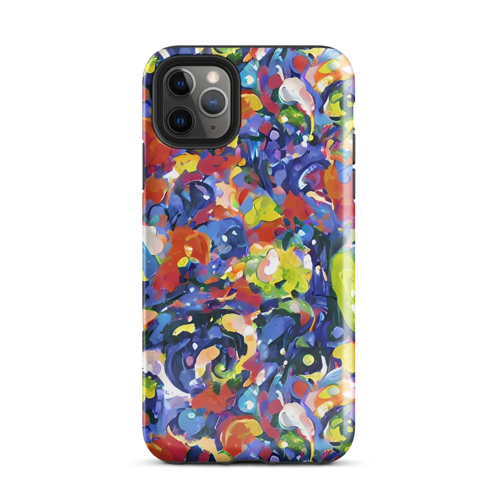 Neon Abstract on Tough Case for iPhone® — Front