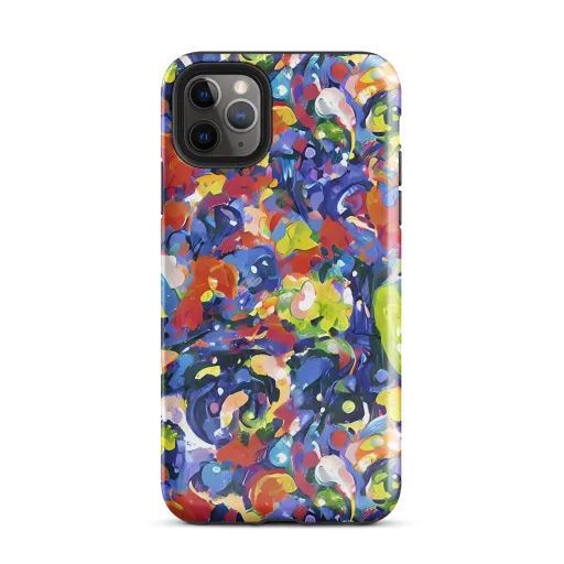 Neon Abstract on a Tough Case for iPhone®