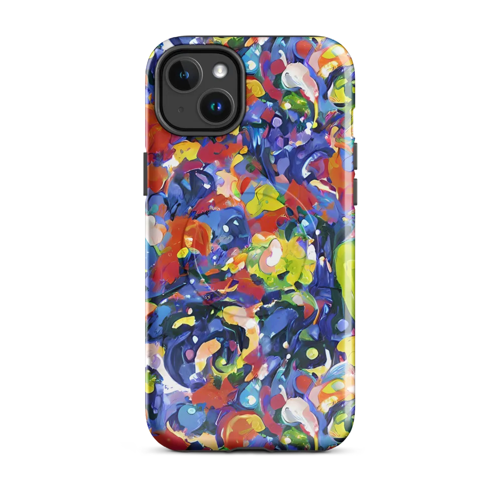 Neon Abstract on MagSafe Tough Case for iPhone® — Front