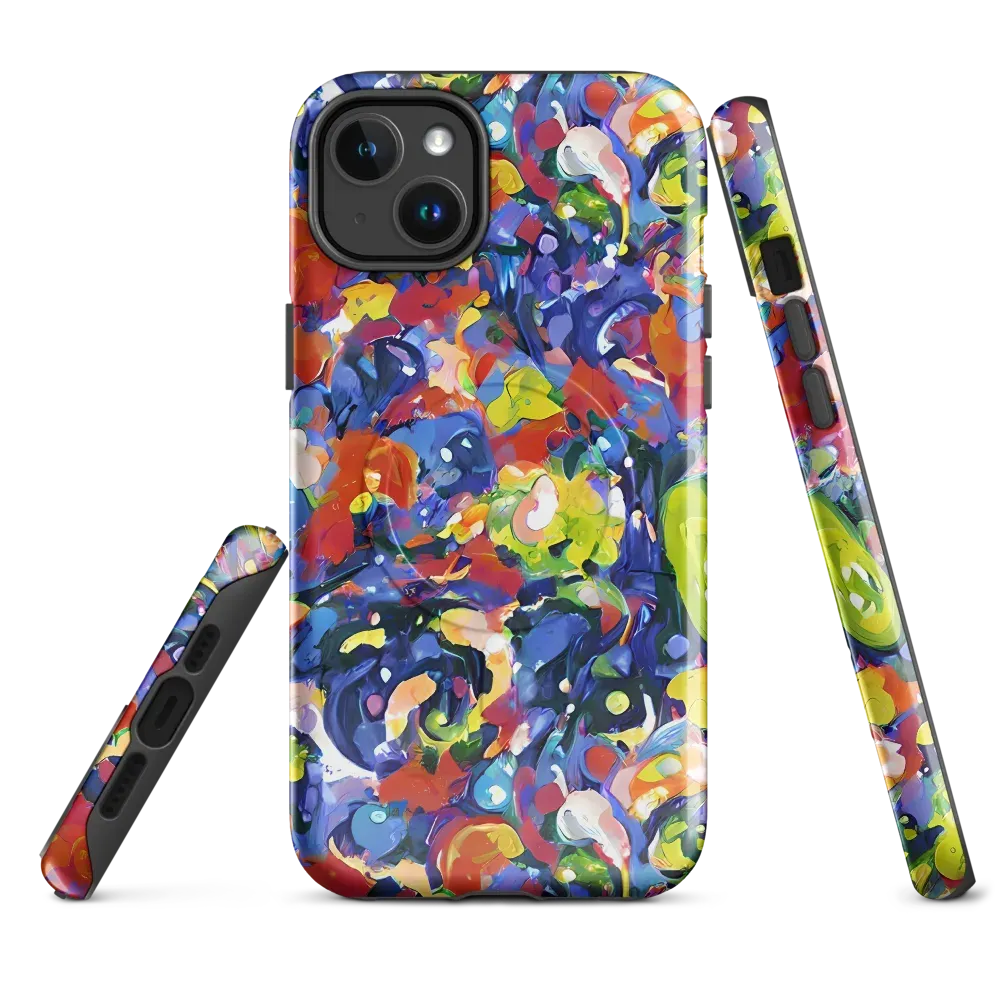 Neon Abstract on MagSafe Tough Case for iPhone® — Front