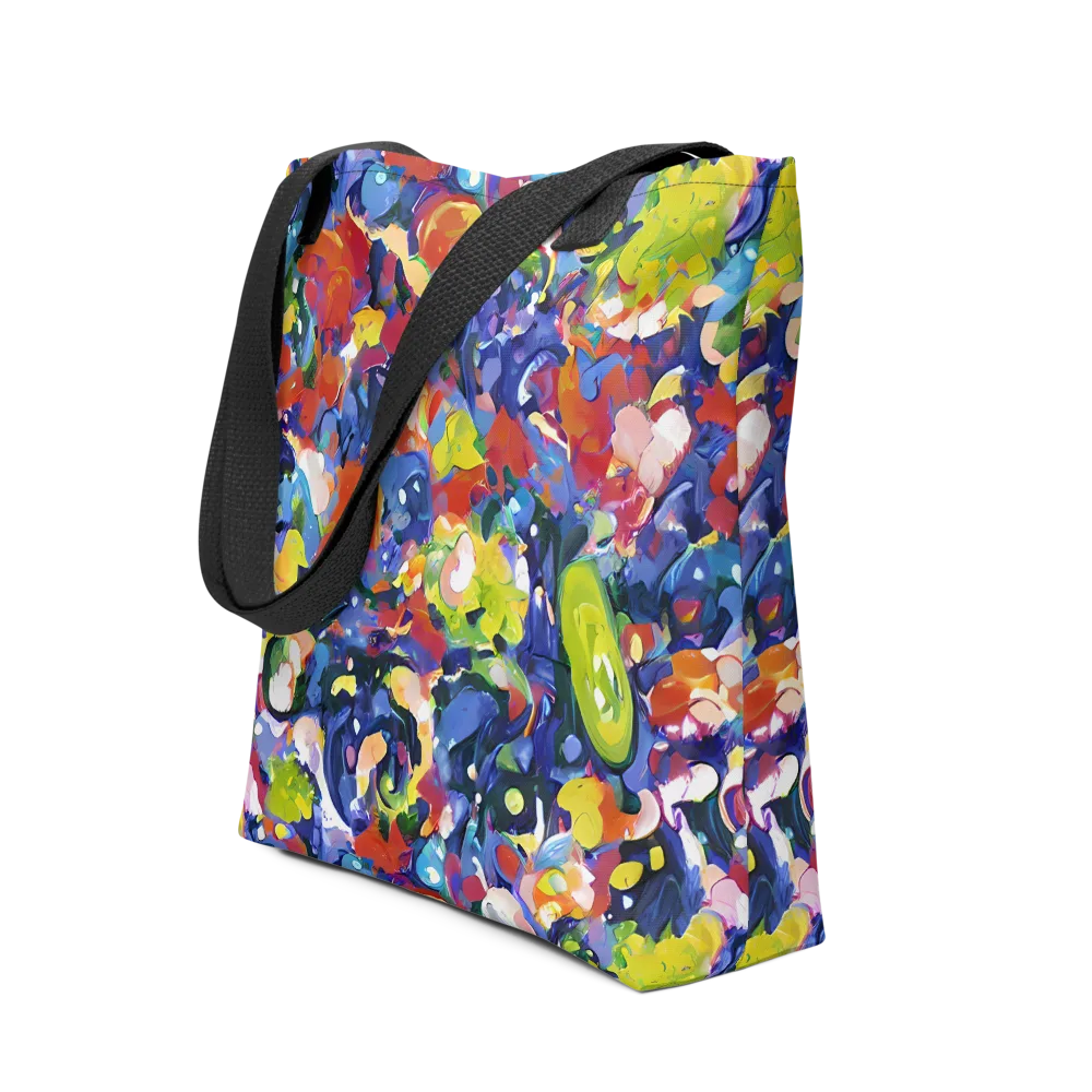 Neon Abstract on Tote Bag — Front