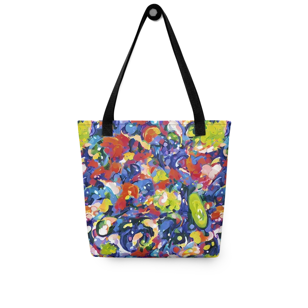 Neon Abstract on Tote Bag — Front