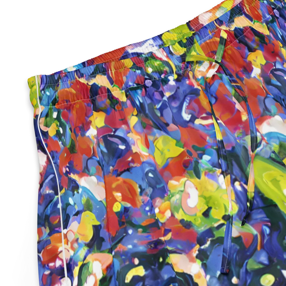 Neon Abstract on Women's Pajama Shorts — Product details