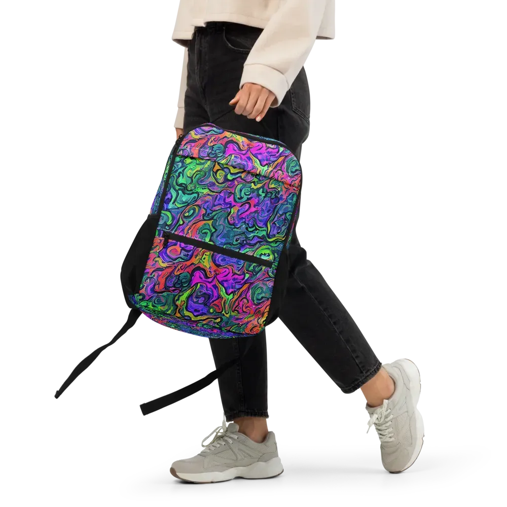 Colorquake on Utility Backpack — Front