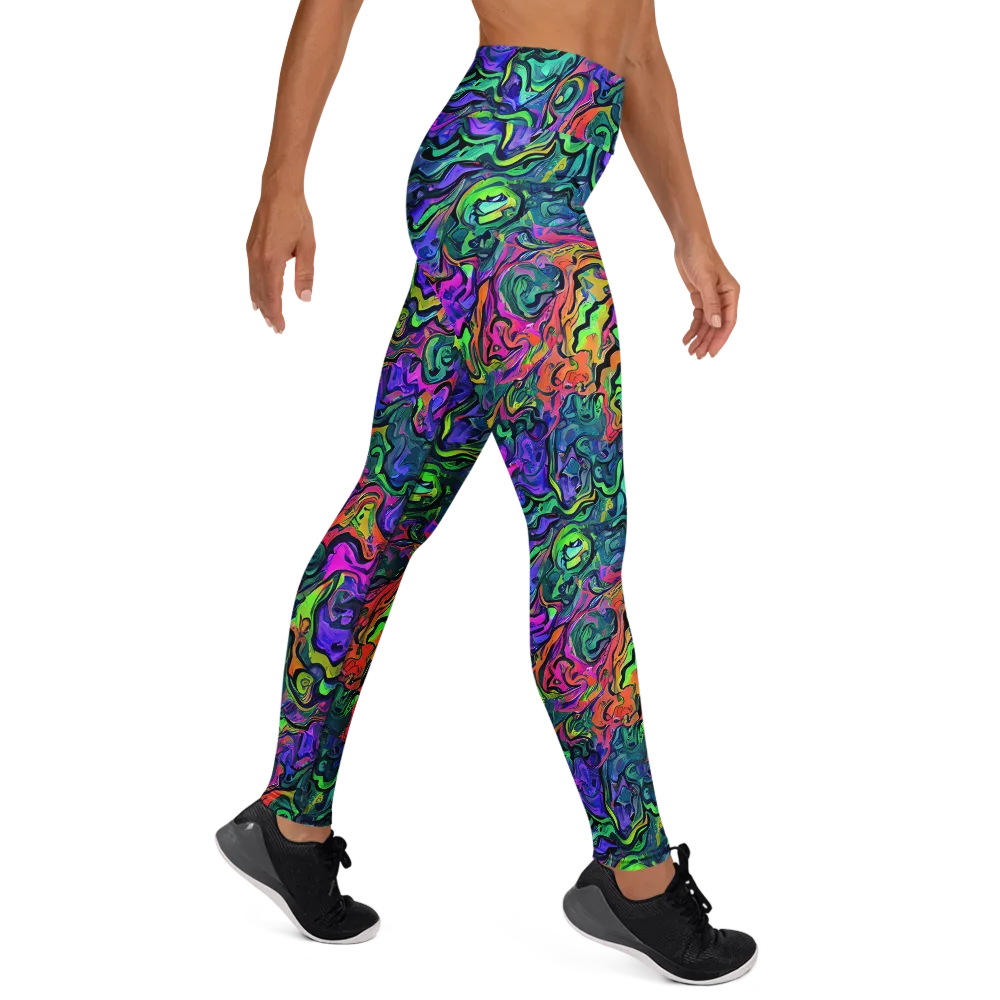 Colorquake on Yoga Leggings — Right