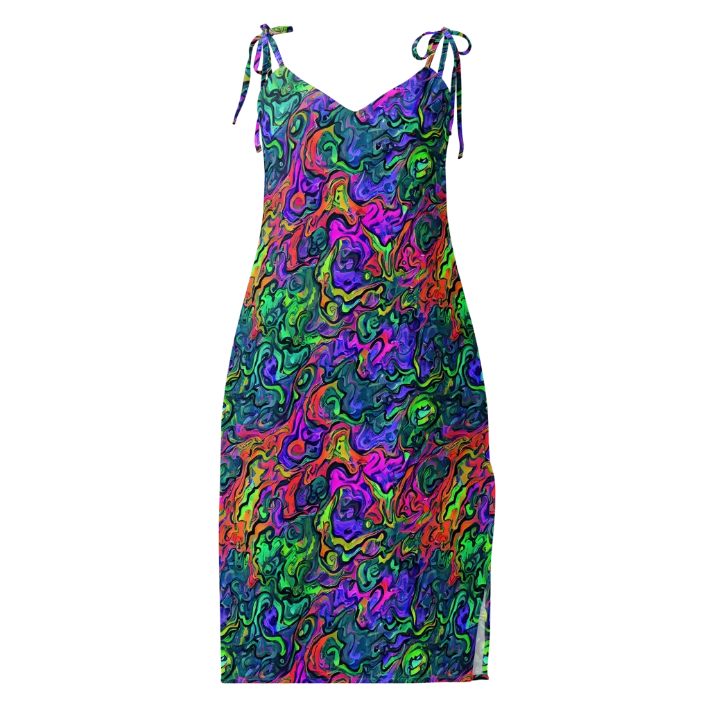 Colorquake on Slip Dress — Front