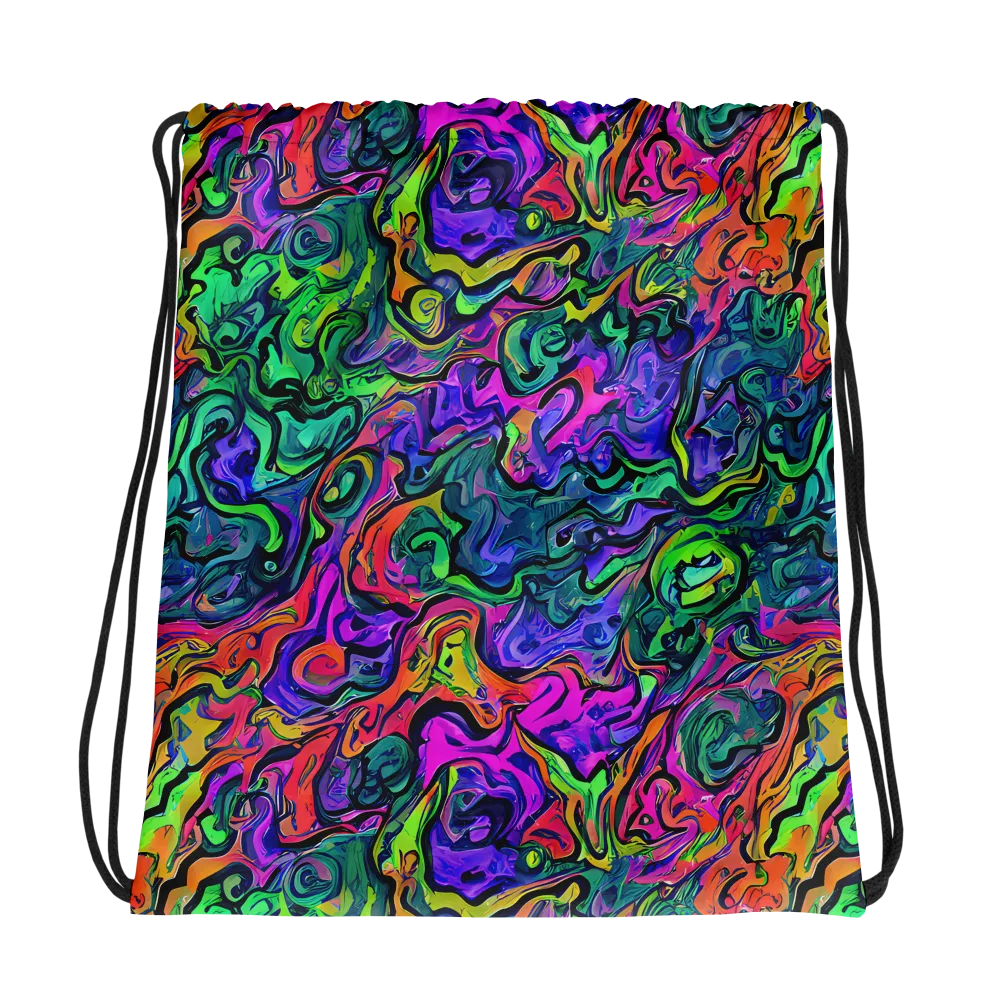 Colorquake on Drawstring Bag — Photo