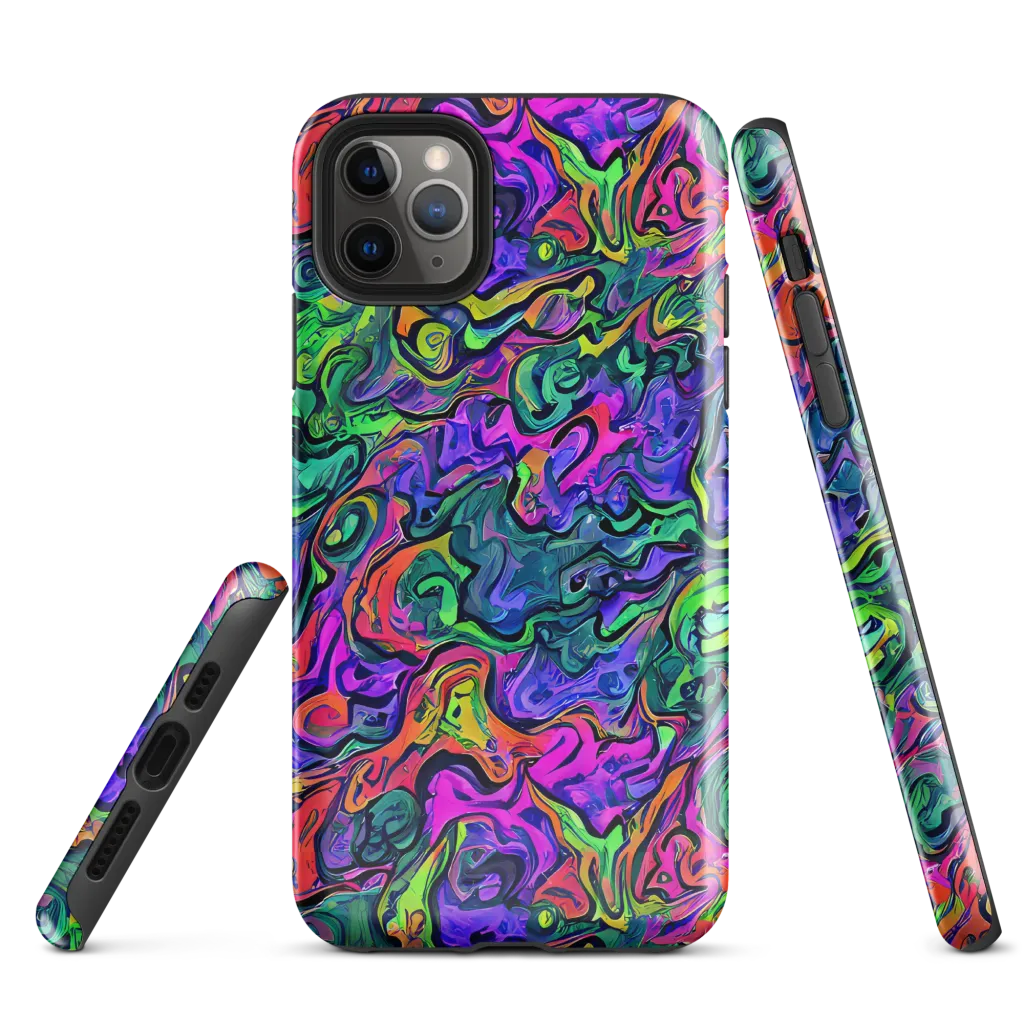 Colorquake on Tough Case for iPhone® — Front