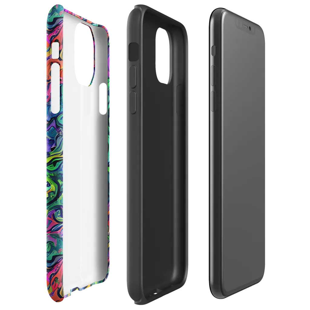Colorquake on Tough Case for iPhone® — Right