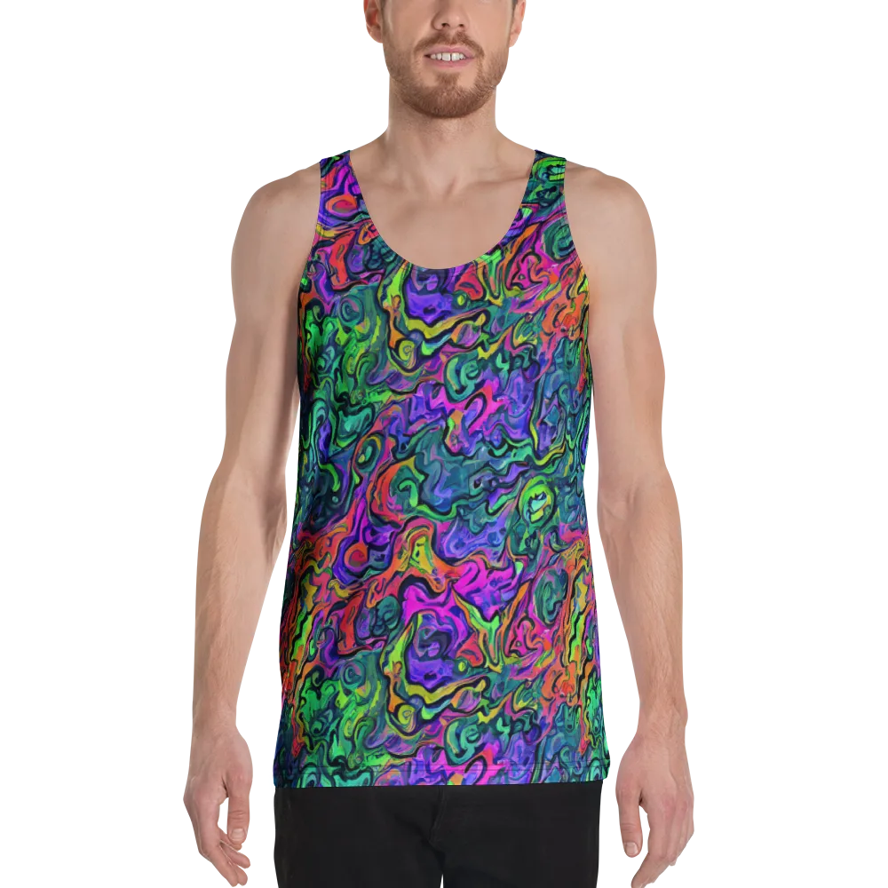 Colorquake on Men's Tank Top — Front