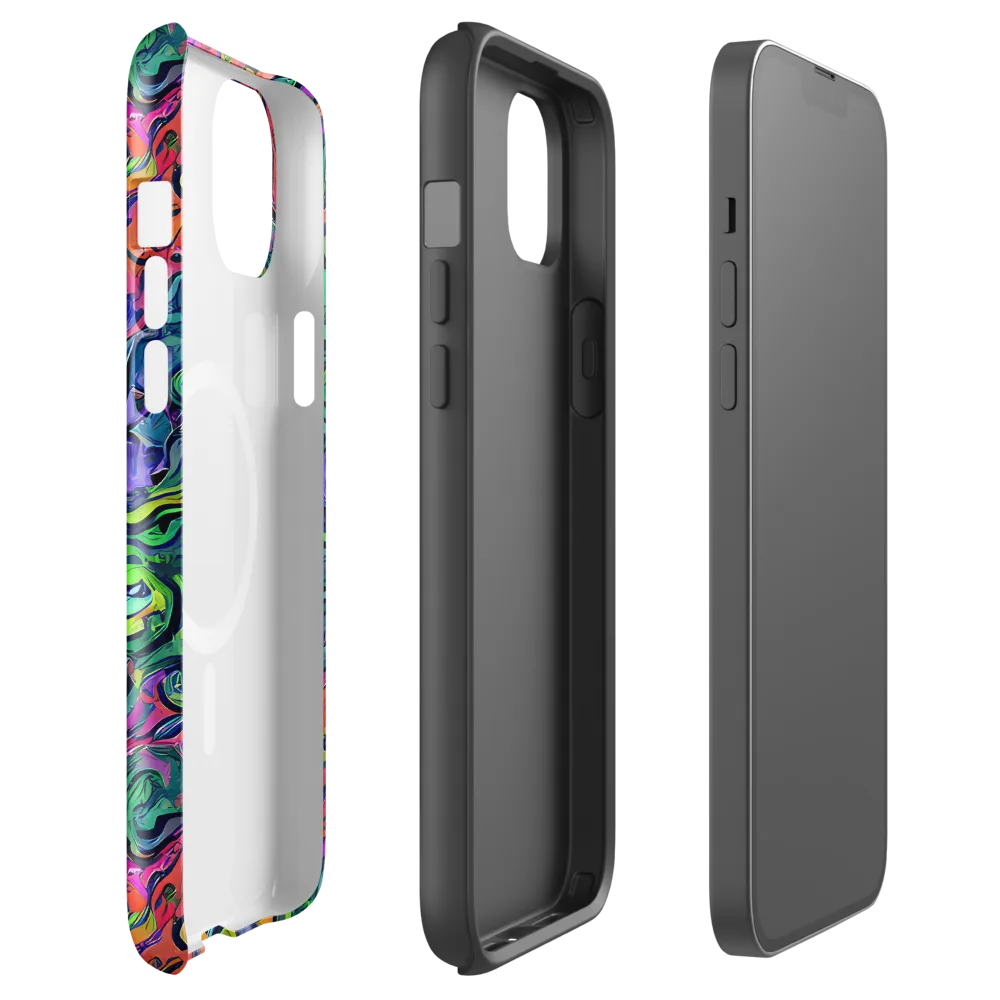 Colorquake on MagSafe Tough Case for iPhone® — Front