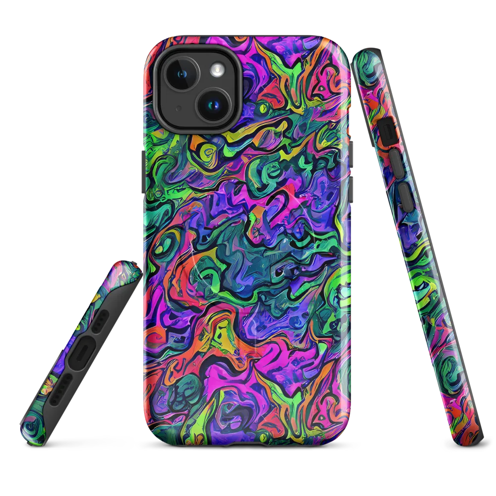 Colorquake on MagSafe Tough Case for iPhone® — Front