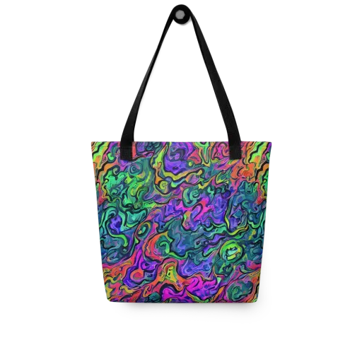 Colorquake on a Tote Bag