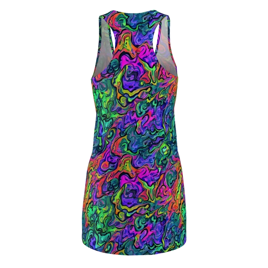 Colorquake on Racerback Dress — Back