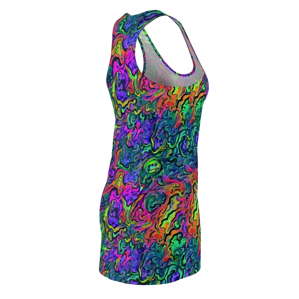 Colorquake on Racerback Dress — Back Side