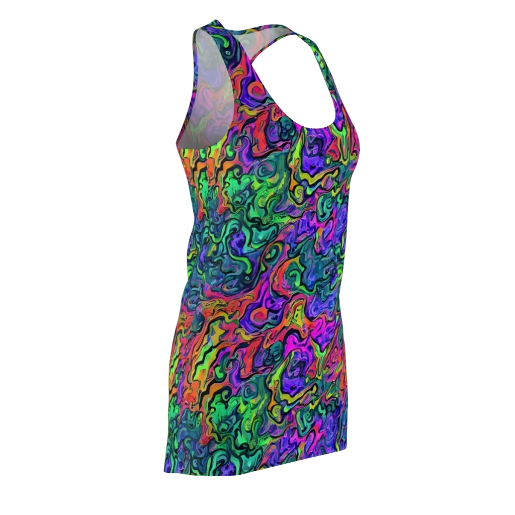 Colorquake on Racerback Dress — Front Side