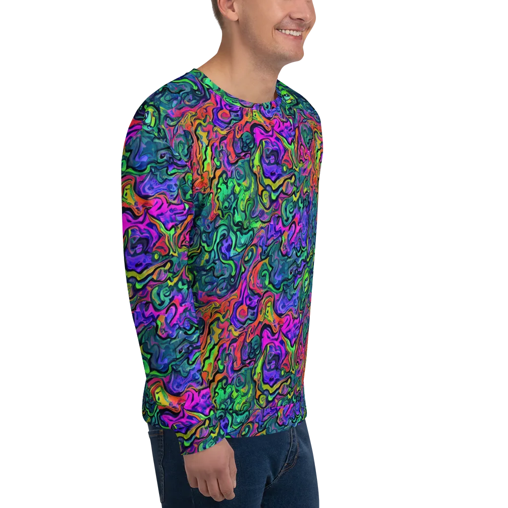 Colorquake on Sweatshirt — Right Front