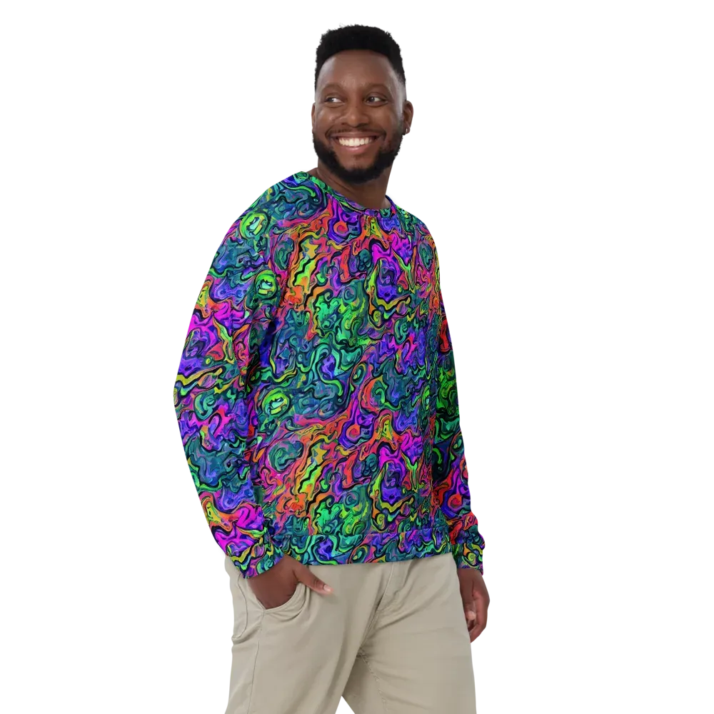 Colorquake on Sweatshirt — Front