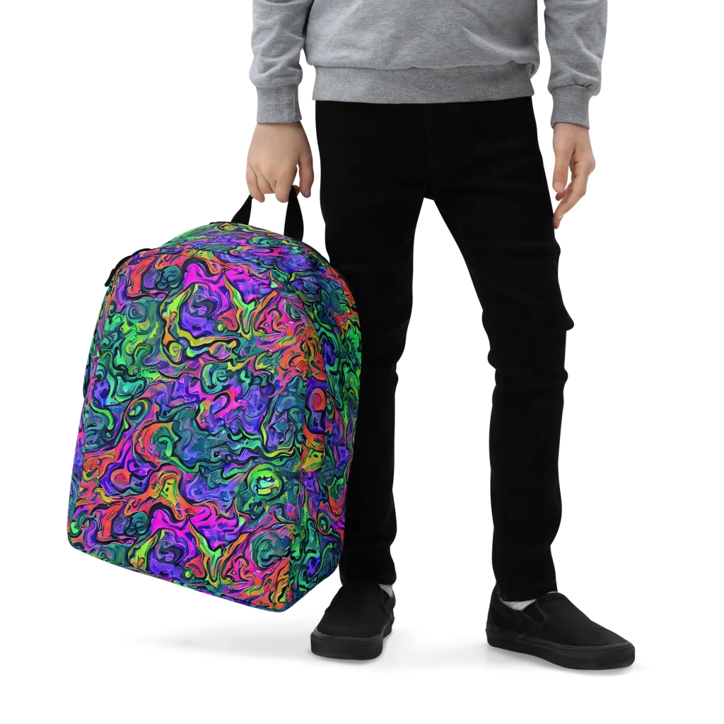 Colorquake on Minimalist Backpack — Zoomed-in
