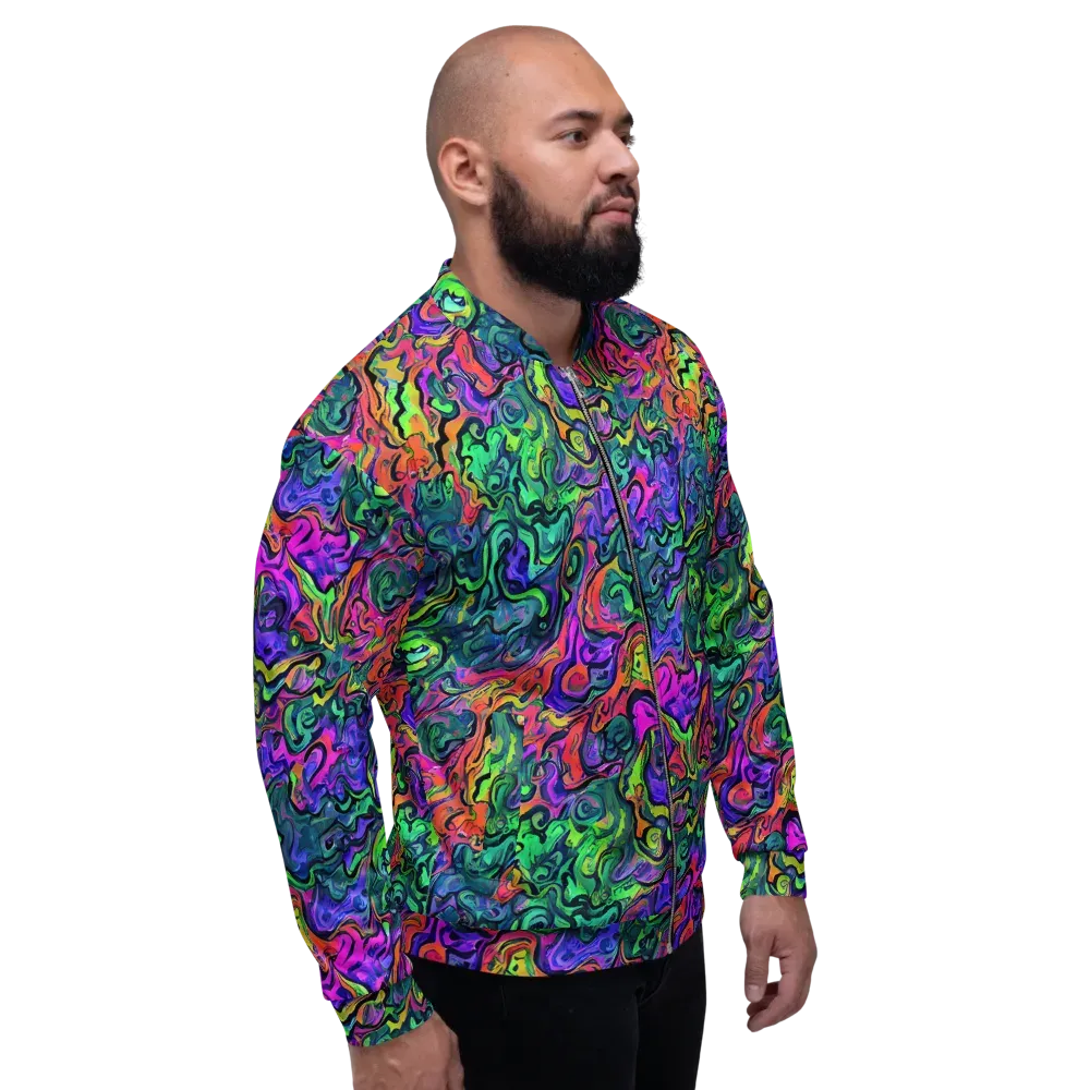 Colorquake on Bomber Jacket — Right