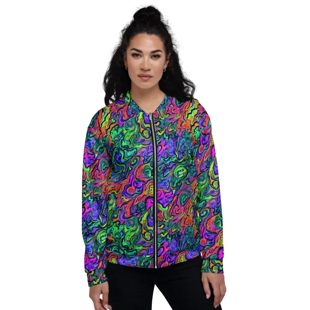 Colorquake on Bomber Jacket — Front