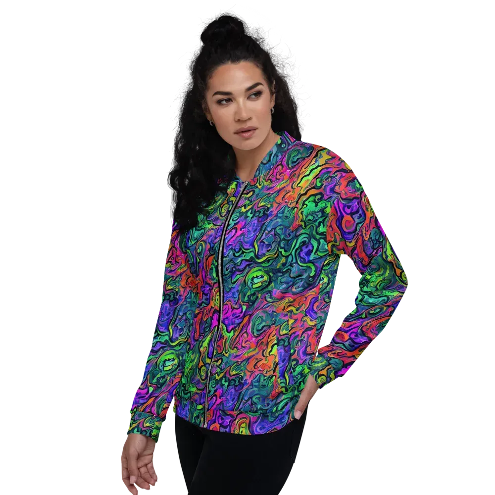 Colorquake on Bomber Jacket — Left