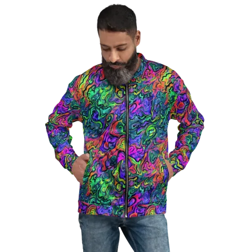 Colorquake on a Bomber Jacket