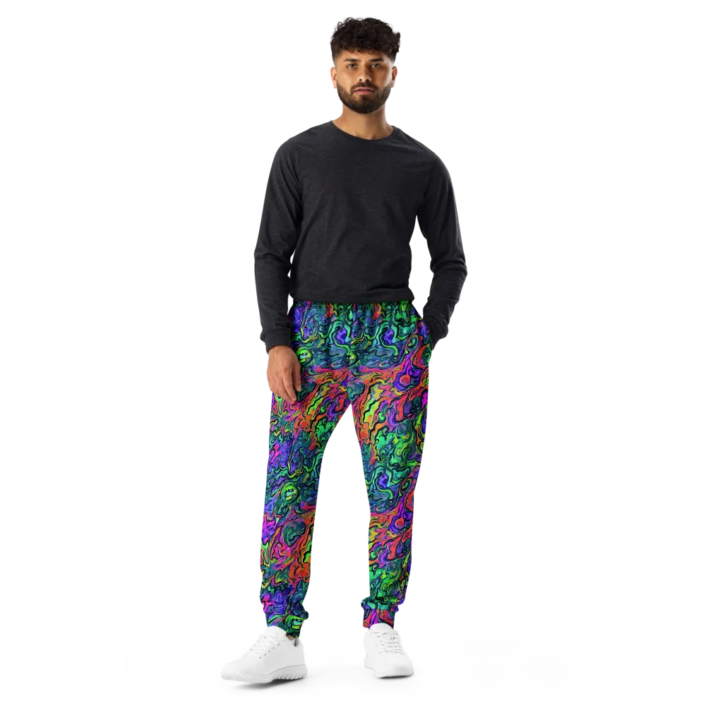 Colorquake on Men's Joggers — Front