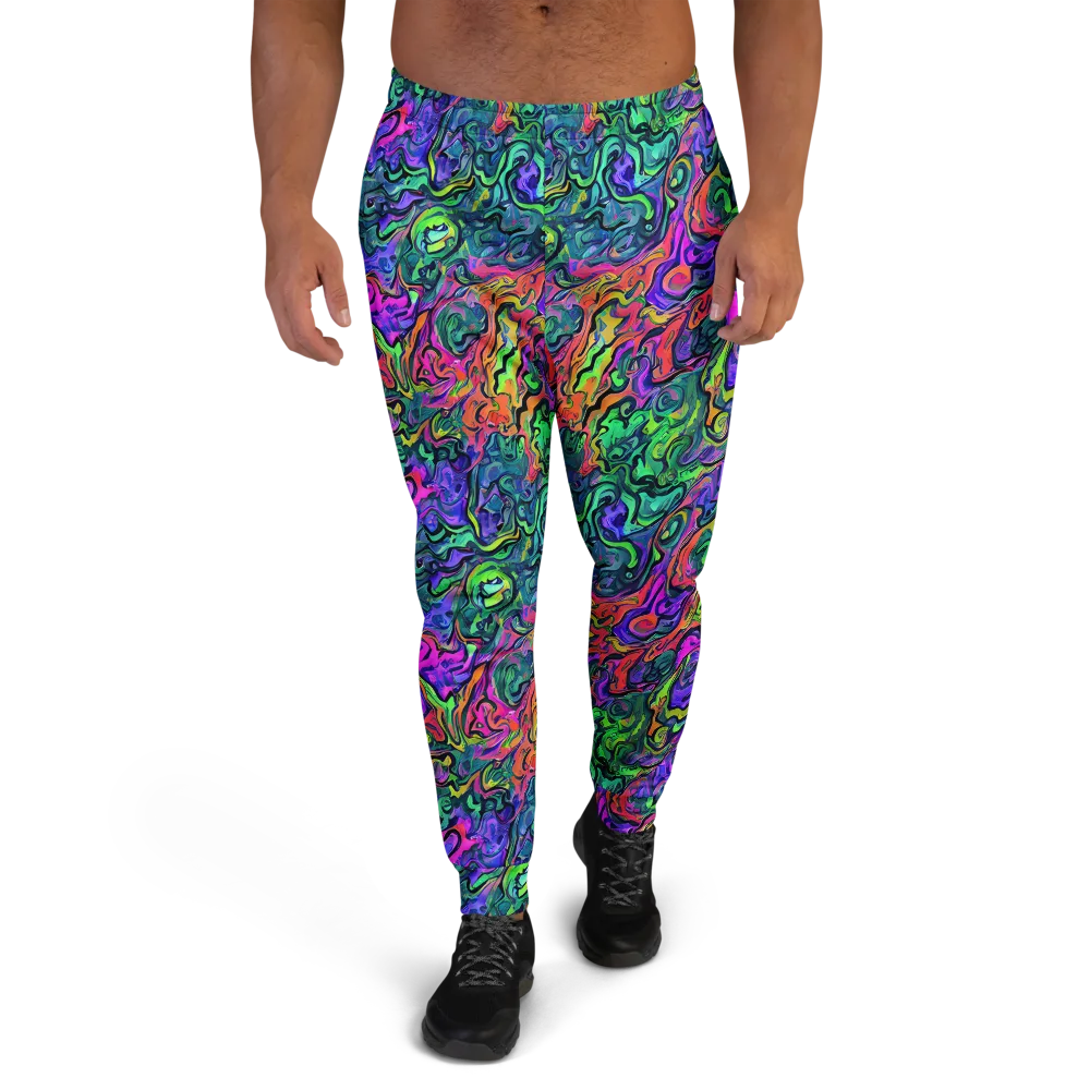 Colorquake on Men's Joggers — Front