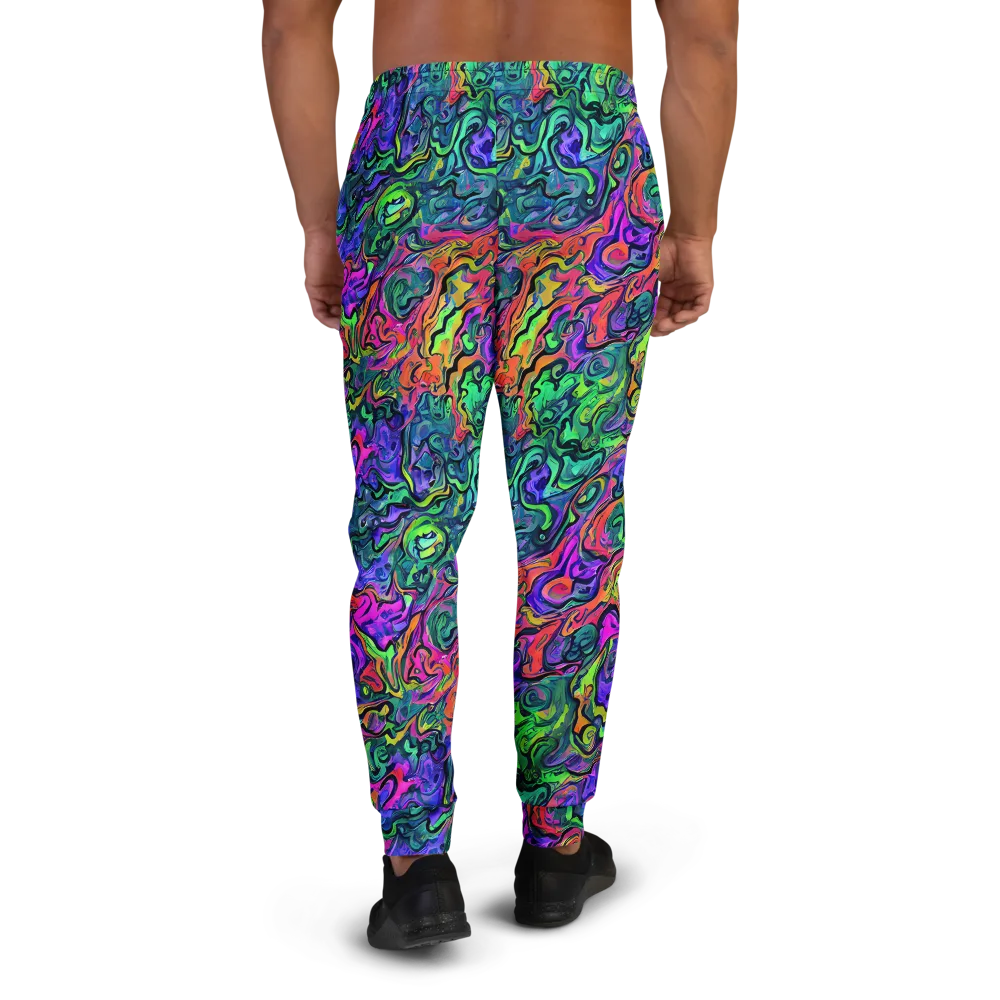 Colorquake on Men's Joggers — Back