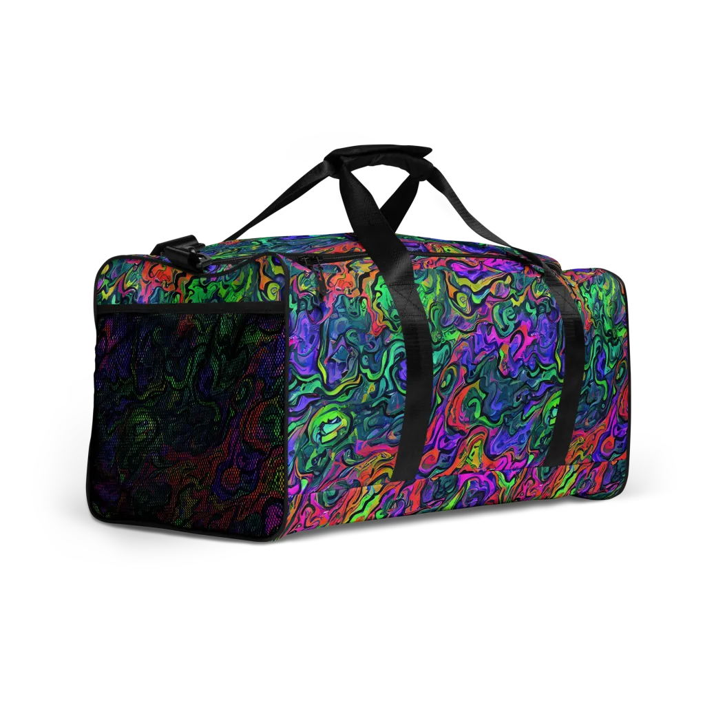 Colorquake on Duffle Bag — Right Front